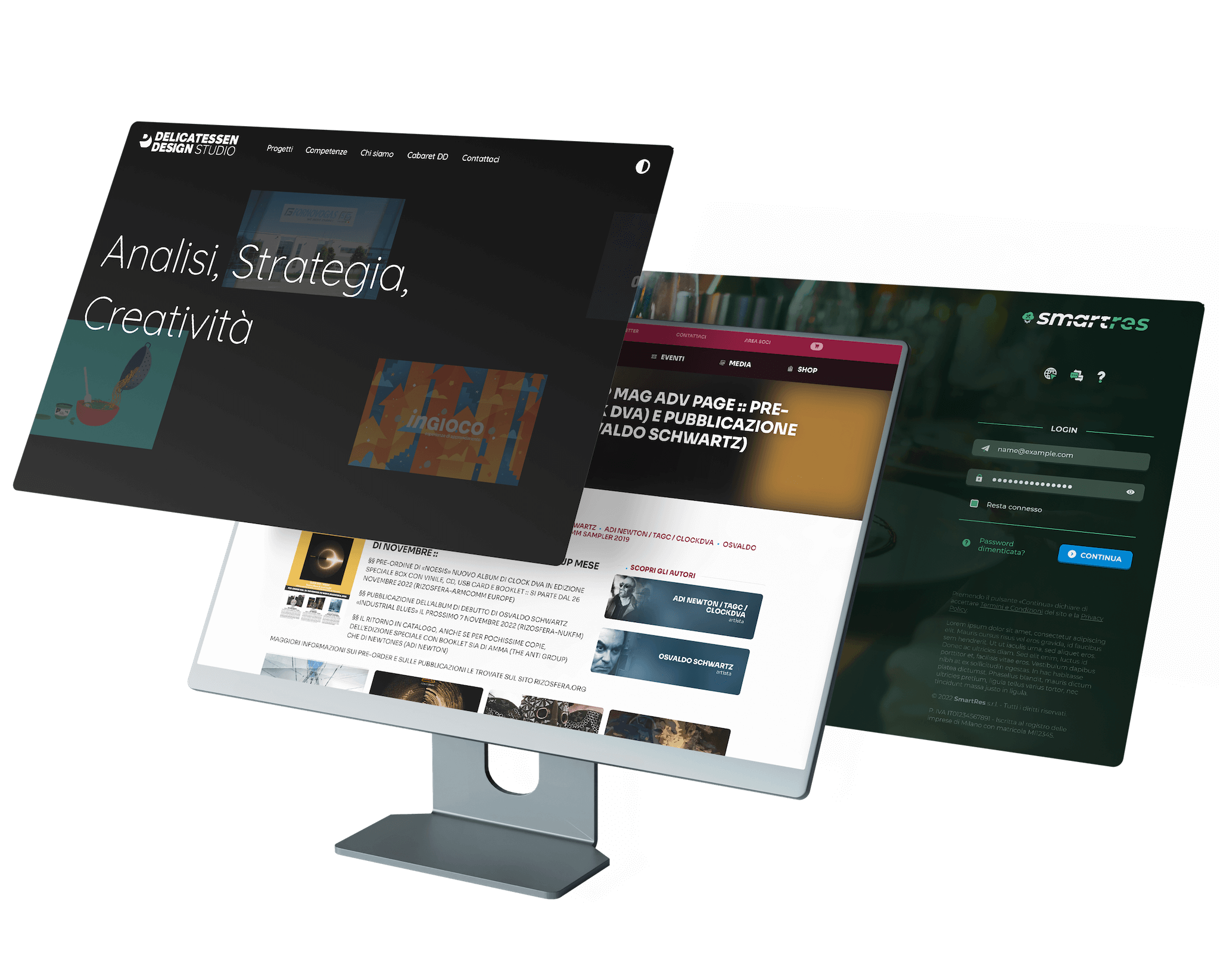 web - sites, shops and learning platforms
